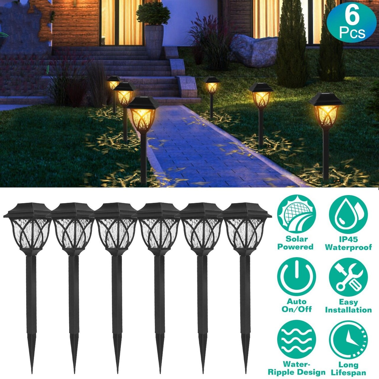 Edge Collections - 17.32" - Yellow - Landscape LED Stake Lights!